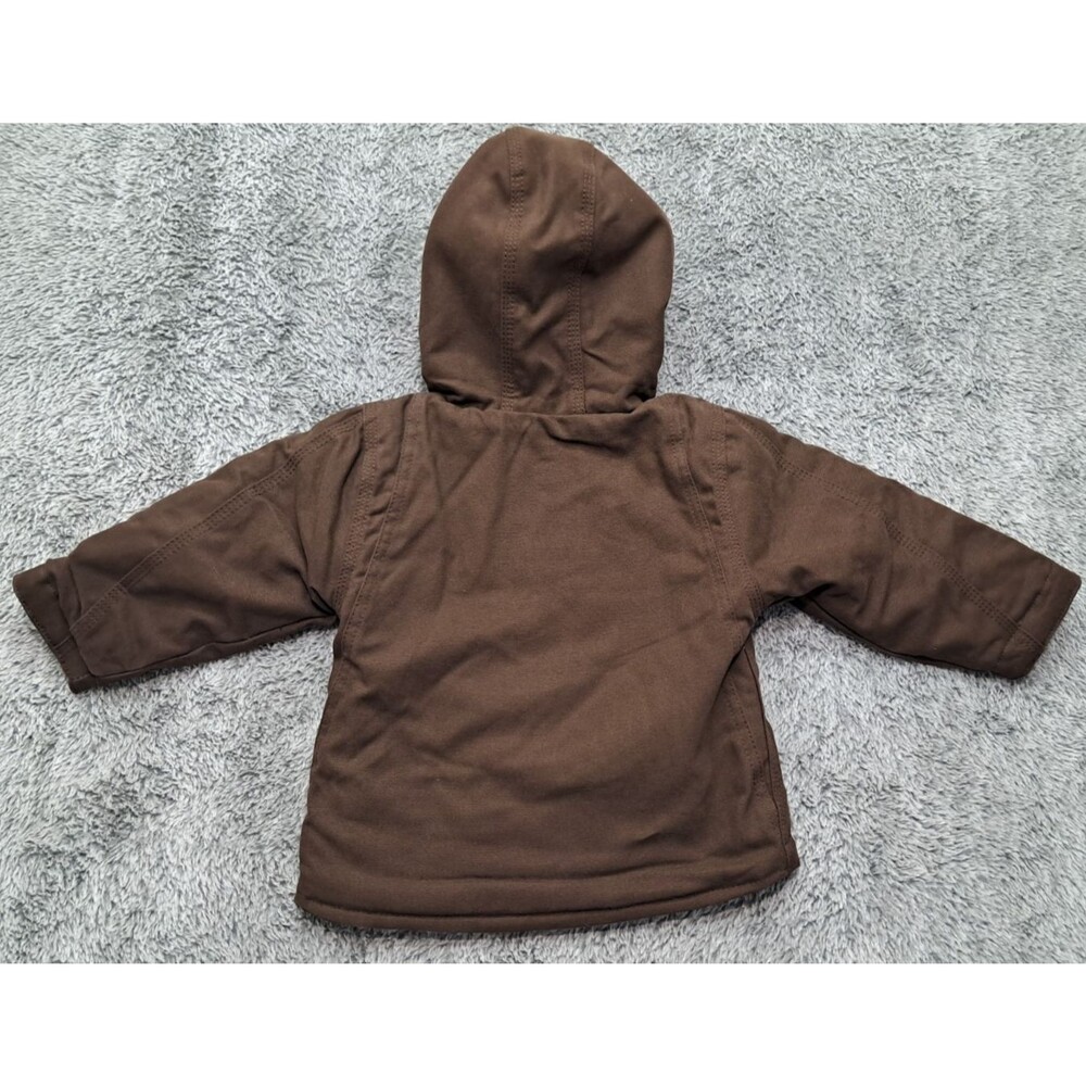 BERNE Coat Boys Sz 24 Months Infant Toddler Duck Canvas Quilted Zip Work Chore - Picture 6 of 8